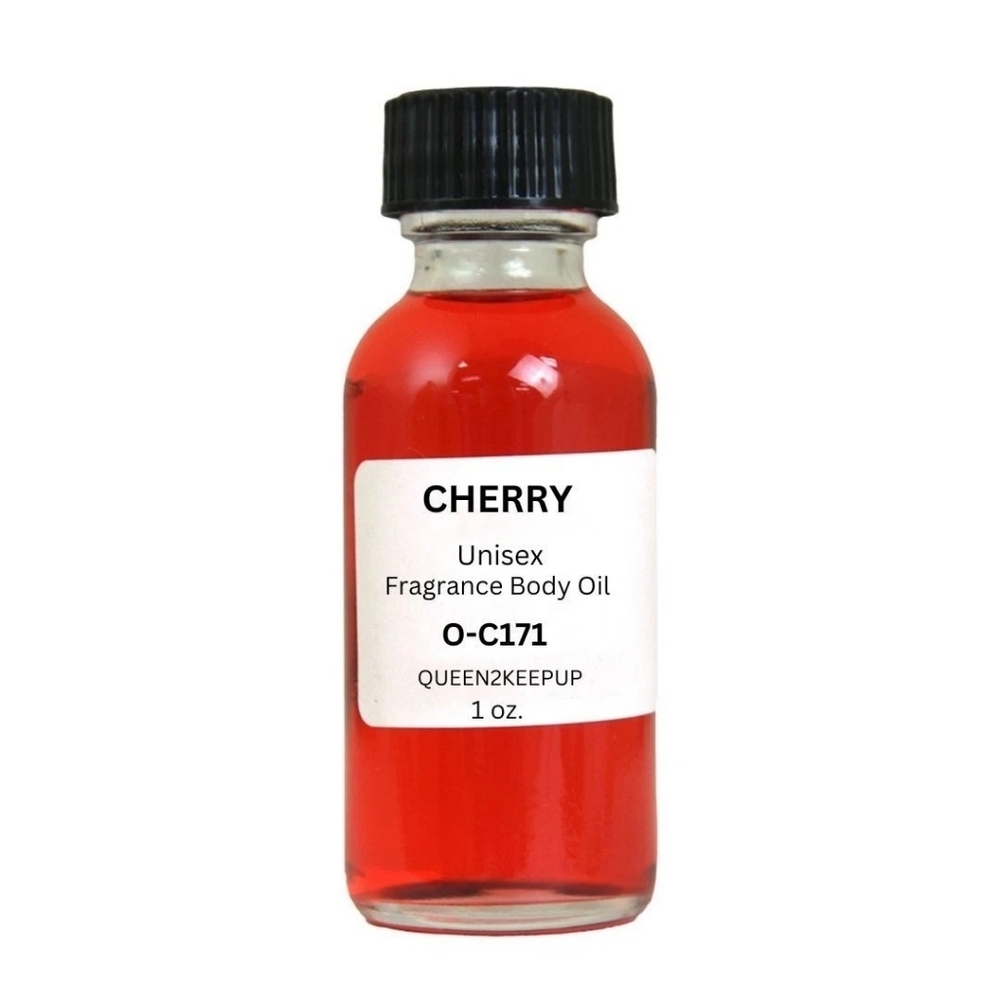 Cherry Unisex Body Oil 1 oz Fragrance Similar All Natural Scent